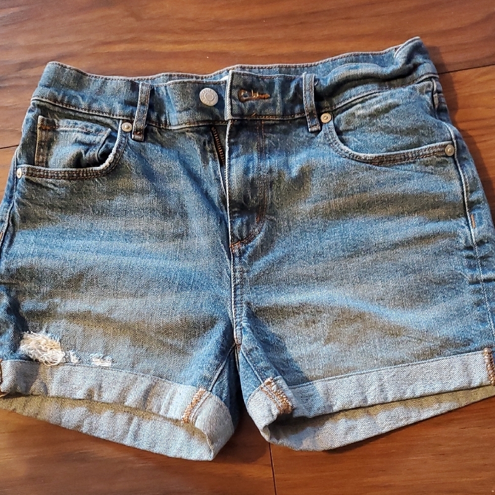 LOFT Classic Blue Denim Jean Shorts